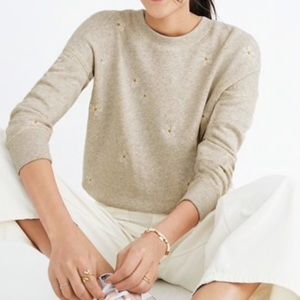 EUC Madewell 🌼 Embroidered Mainstay Sweatshirt